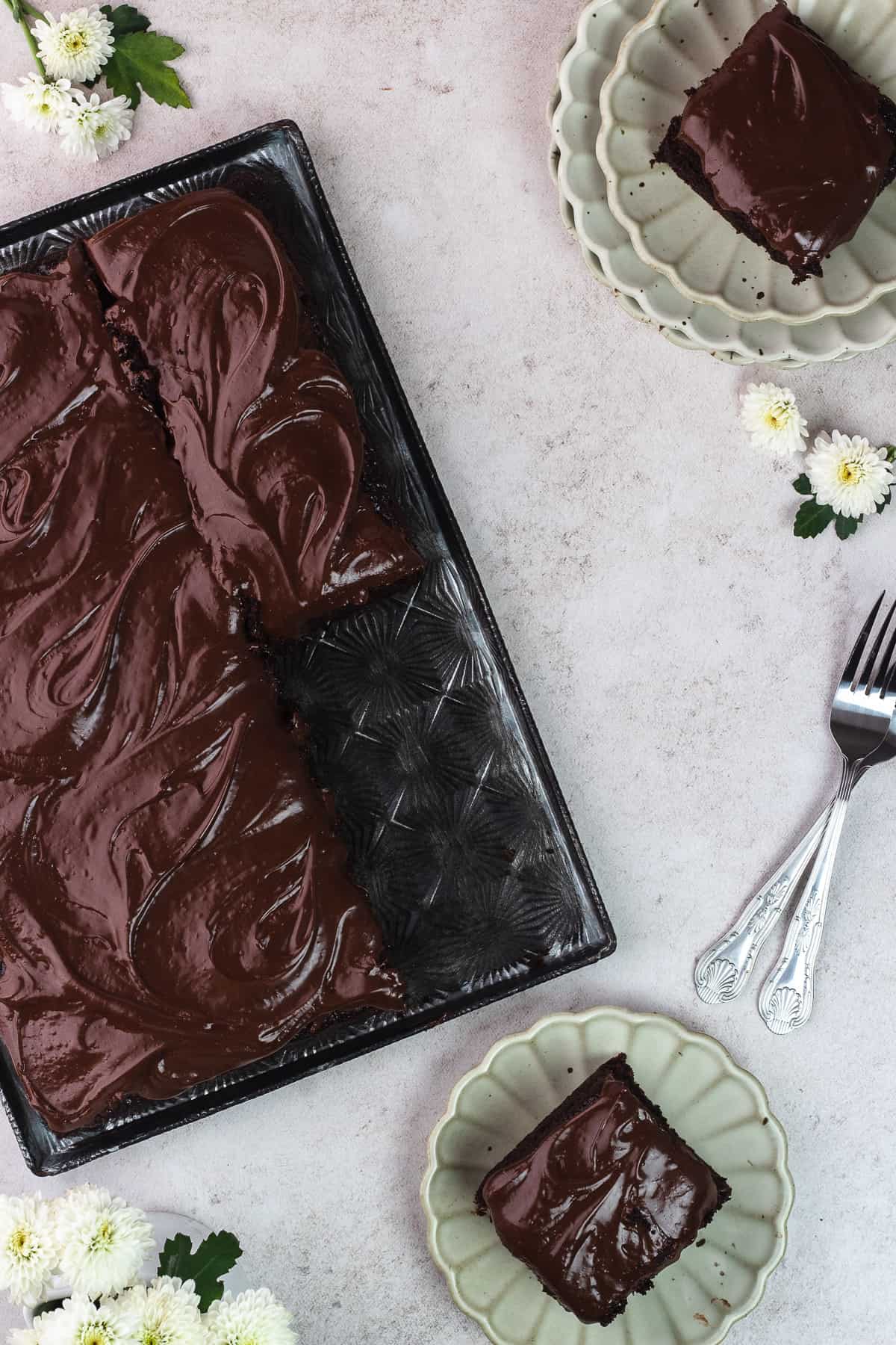 Malted Chocolate Cake