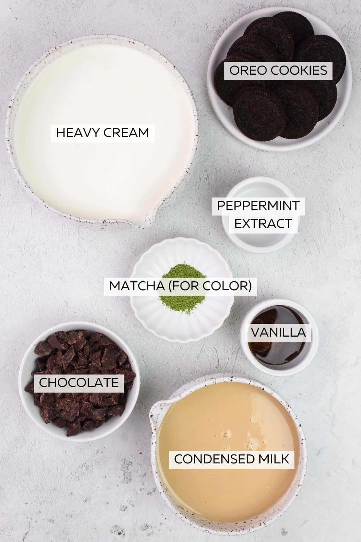Mint Oreo Ice Cream Ingredients