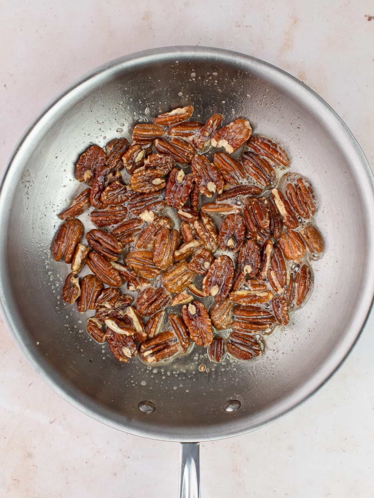 Toasted butter pecans