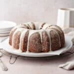 Apple cider donut cake featured image