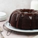 Chocolate olive oil bundt featured image