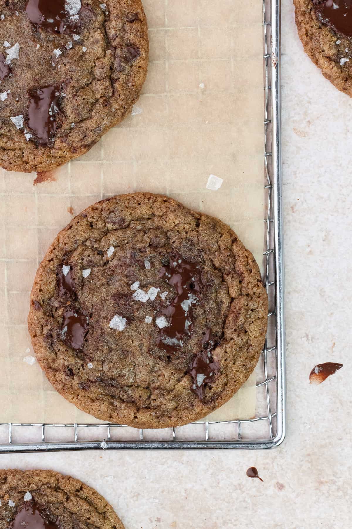 Whiskey and rye chocolate chip cookies