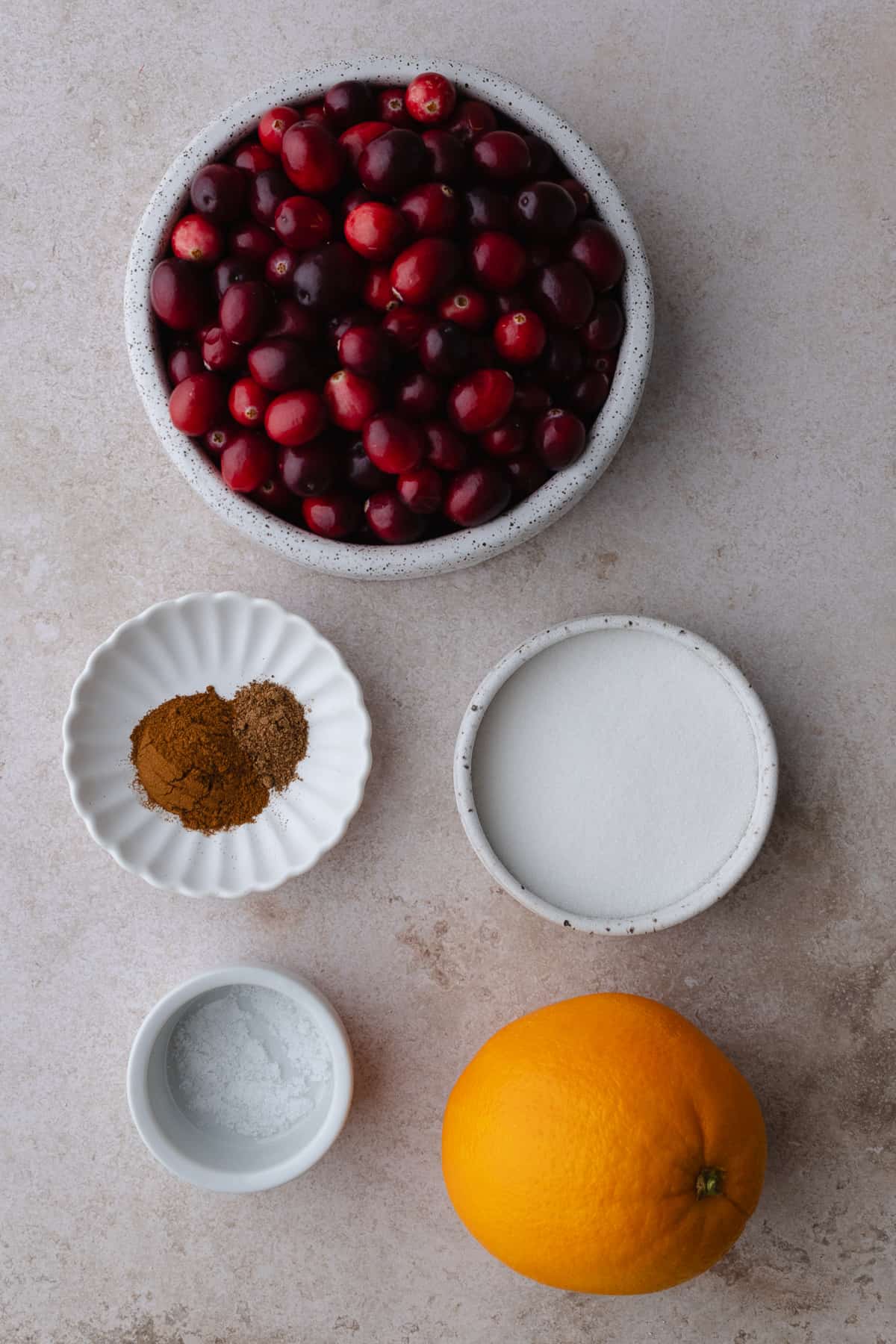 Cranberry Jam ingedients
