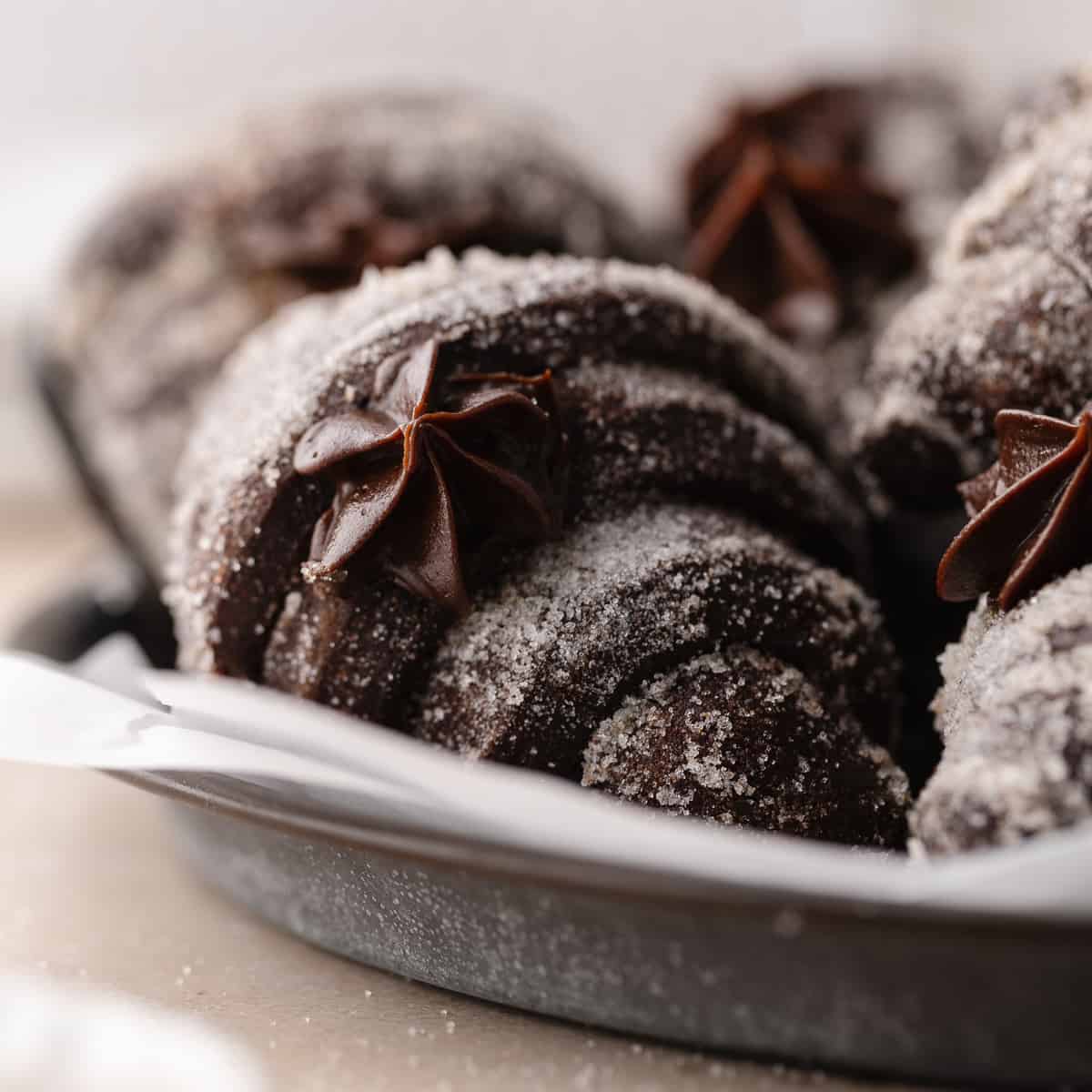 Chocolate brioche donuts featured photo