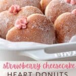 Heart Strawberry Cheesecake Donuts Pinterest 2
