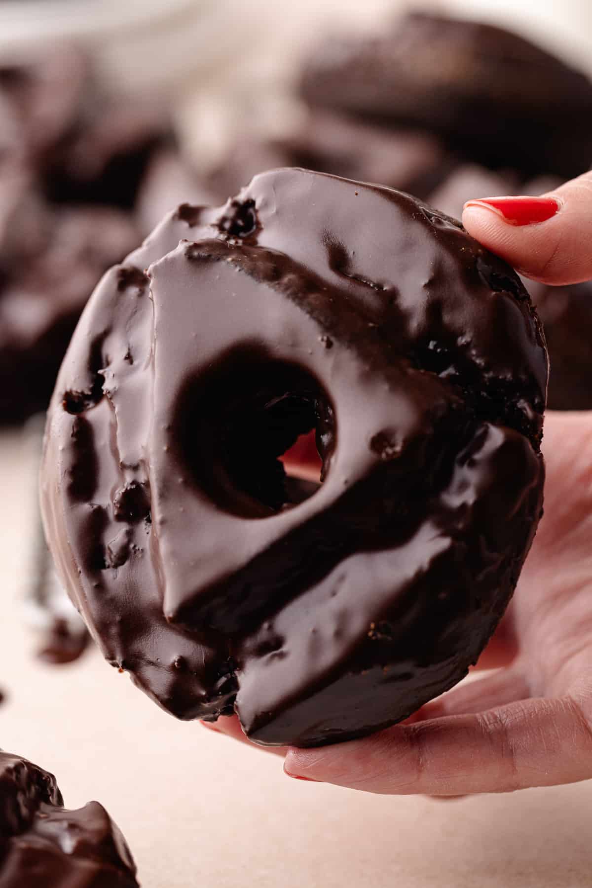 CHOCOLATE OLD FASHIONED DONUTS