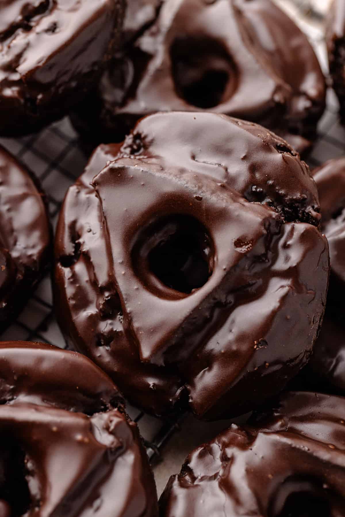 CHOCOLATE OLD FASHIONED DONUTS