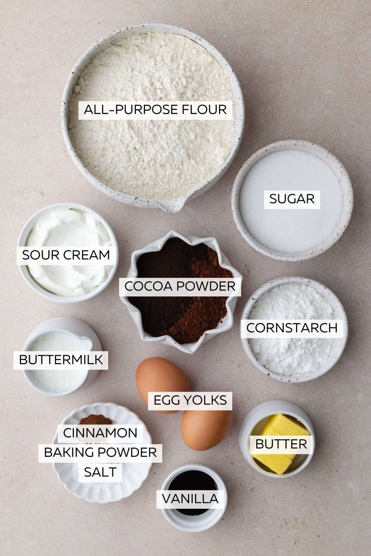 chocolate old fashioned donuts ingredients