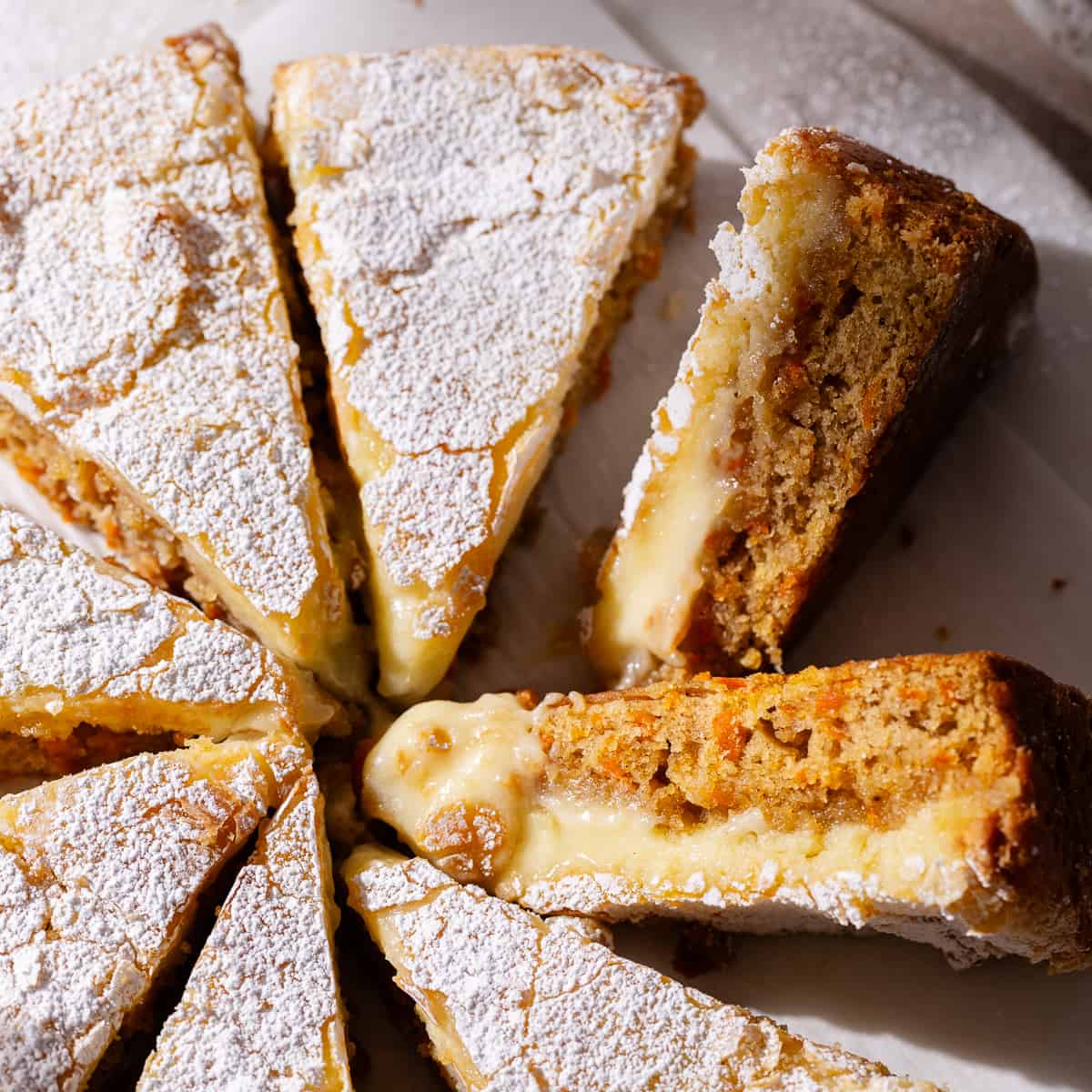 gooey butter carrot cake featured image