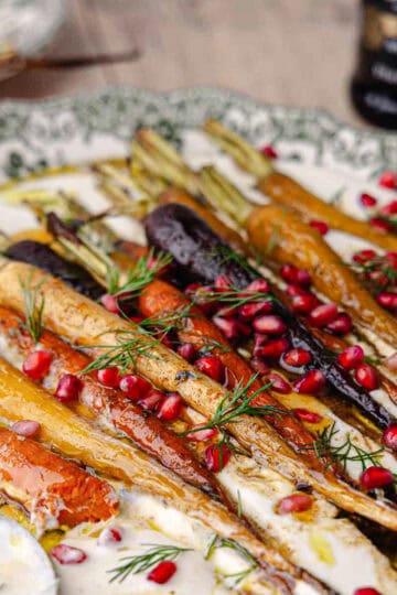 Roasted Carrots with whipped feta featured photo.