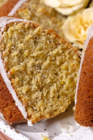 Pistachio rose olive oil cake featured photo.